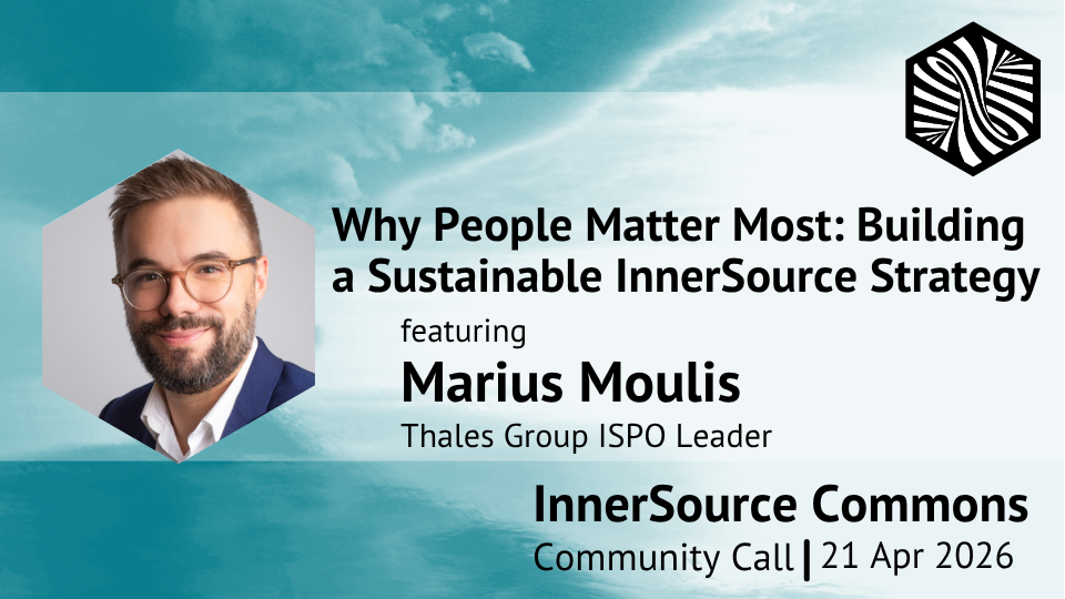 Why People Matter Most - Building a Sustainable InnerSource Strategy